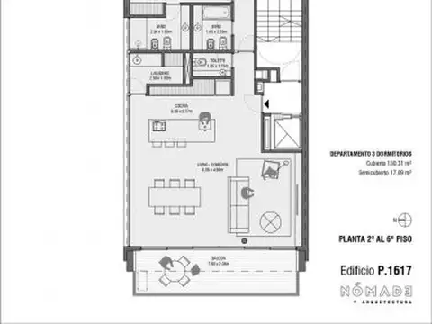 Pueyrredon 1617  Piso 6 - VENTA Departamento Exclusivo 3 Dormitorios con Quincho Privado
