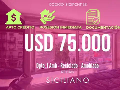 Departamento en Retiro