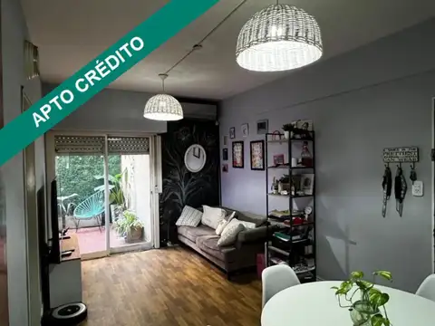 VENTA DPTO 3 AMBIENTES. CON PATIO. APTO CREDITO. CASEROS CENTRO