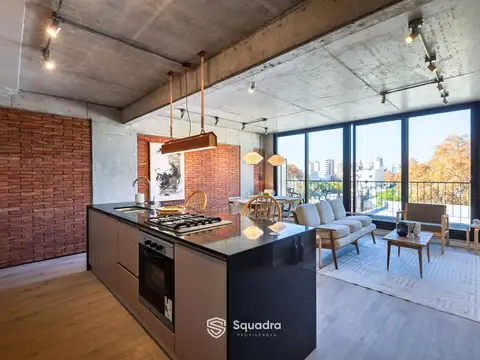 VENTA - Departamento 2 dormitorios con balcón corrido - Pichincha, Rosario.