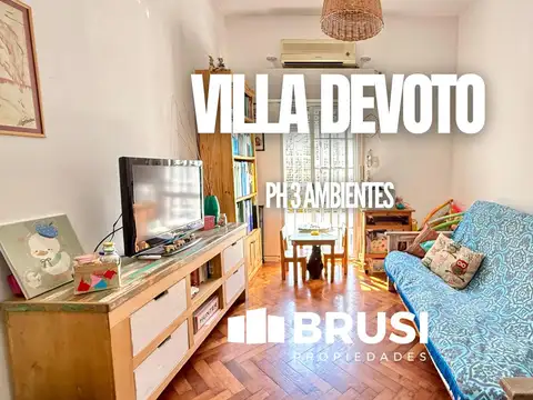 PH EN VENTA EN VILLA DEVOTO  - 3 AMB -  PATIO - PARRILLA - BALCÓN