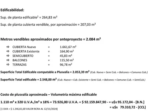 Terreno en Venta de 330,0 m2