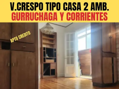 Depto.tipo casa de 2 ambientes en Venta en Villa crespo