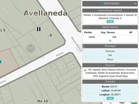 Terreno en Venta en Avellaneda, USD 1.200.000