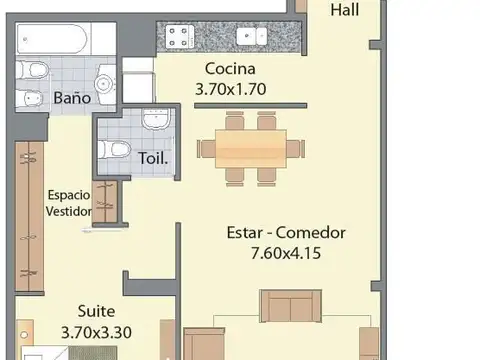 Departamento en Alquiler 17 años