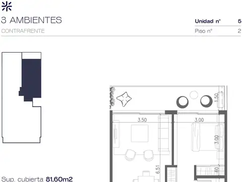 Departamento en Venta al Norte
