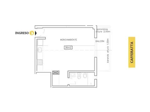 Venta / permuta - Departamento monoambiente con balcón - Barrio Agote - Oportunidad inversión.