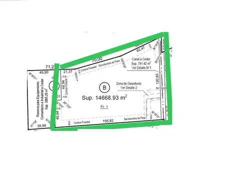 Terreno en Venta de 14670,0 m2
