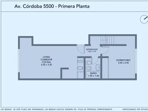 Departamento en Venta en Palermo, USD 129.000