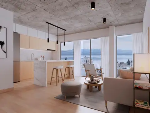 Departamento MONOAMBIENTE financiado - Centro, Bariloche