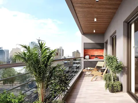 Departamento 2 AMBIENTES CON BALCON ATERRAZADO CON PARRILLA - ENTREGA 2028