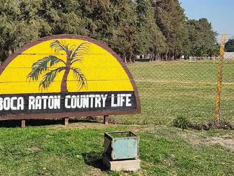 Lote en venta boca raton 