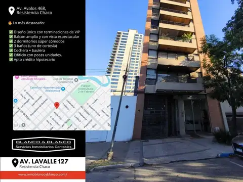 DÚPLEX EXCLUSIVO sobre Av. Ávalos 468