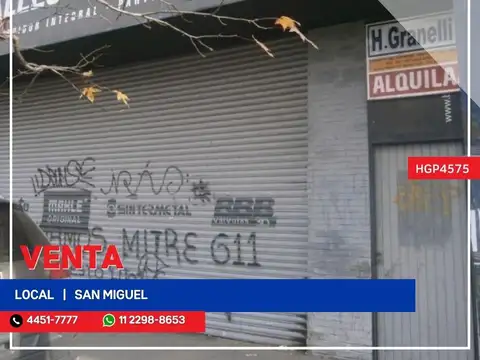 Local - Venta - Argentina, San Miguel - Av. Ricardo Balbin 364