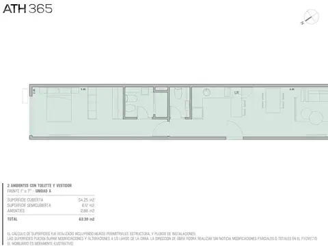 Departamento - Colegiales