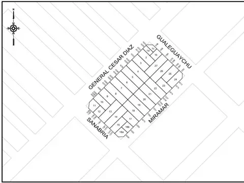 Terreno en Venta 866  mts Frente