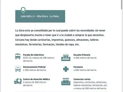 Terreno en Venta 31  mts Fondo