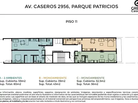 Departamento en  Parque de los Patricios
