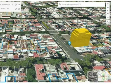 Castro Barros 400 Almagro Garage lote galpón u$950.000