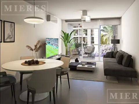 Departamento 2 ambientes con jardin en venta Altos Los Robles, Loma Verde
