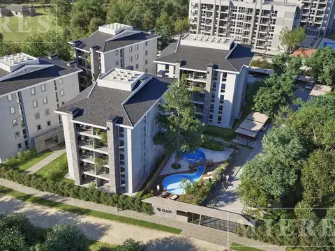 Departamento 2 ambientes con jardin en venta Altos Los Robles, Loma Verde