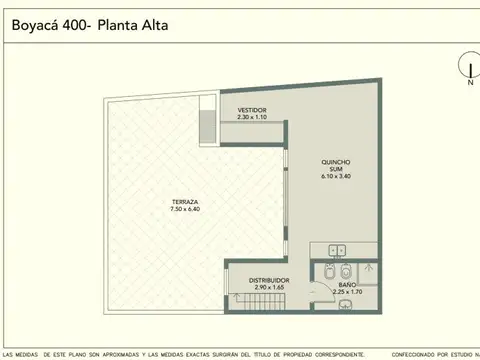 Departamento en Venta de 3 ambientes