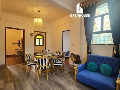 Openhouse vende exclusivo departamento estilo francés amoblado en pasaje san martin.