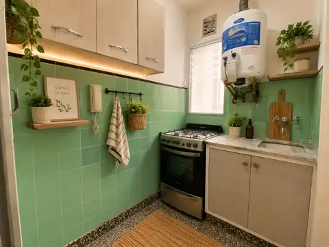 Departamento 2 ambientes con 1 baño