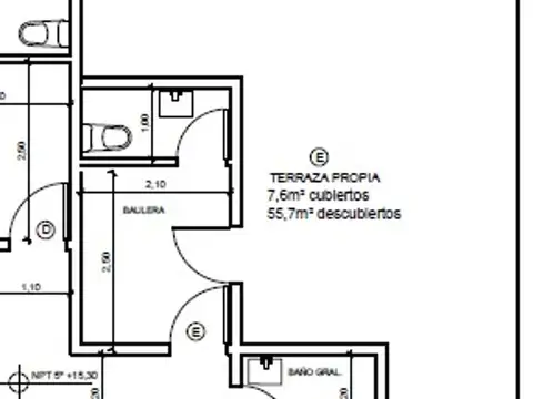 Departamento en Venta de 3 ambientes