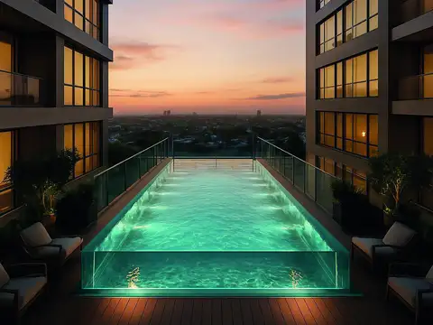 Departamento a estrenar 2 ambientes en venta de pozo con cochera Olivos
