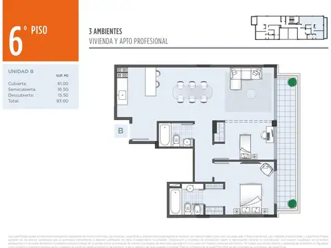 Arregui al 2900 - 6 B