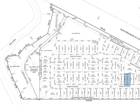 Terreno en Venta 40  mts Frente