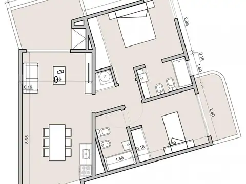 Soldado de la Independencia 700, Piso 3