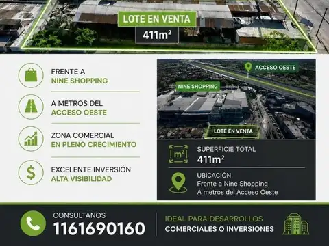 LOTE VENTA ZONA CENTRICA MORENO VICTORICA
