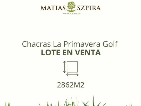 Lote . | Chacras La Primavera Golf - Luján