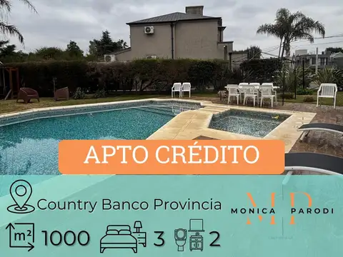 Casa en Venta en Country Club Banco Provincia, Countries y Barrios Cerrados en Moreno