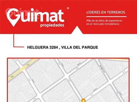 Terreno en Venta en Villa del Parque, USD 900.000