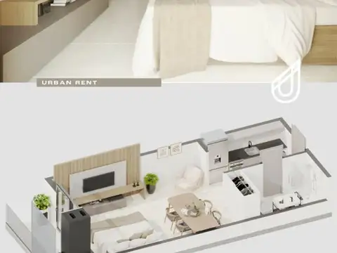 Departamento en Venta con 1 cocheras