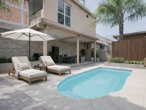 Venta Casa Villa Celina Centro  2 Locales + Pileta Jardin