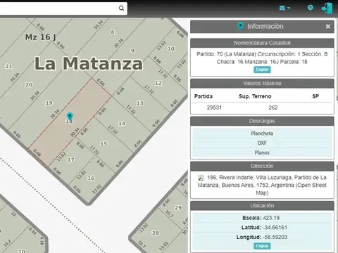 LOTE DE TERRENO CON MEJORAS IDEAL INVERSORES CONSTRUCTORES