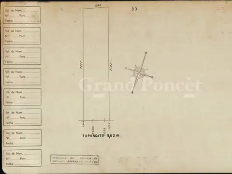 Terreno 1425 m2 Vendibles + 8 Cocheras