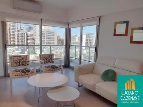 Departamento en alquiler con muebles con 2 dormitorios - Cochera - Belgrano