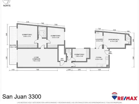 Departamento en Venta de 4 ambientes