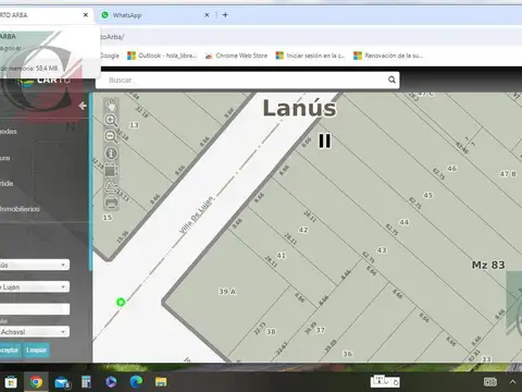 Terreno en Venta en Lanus Este, USD 110.000