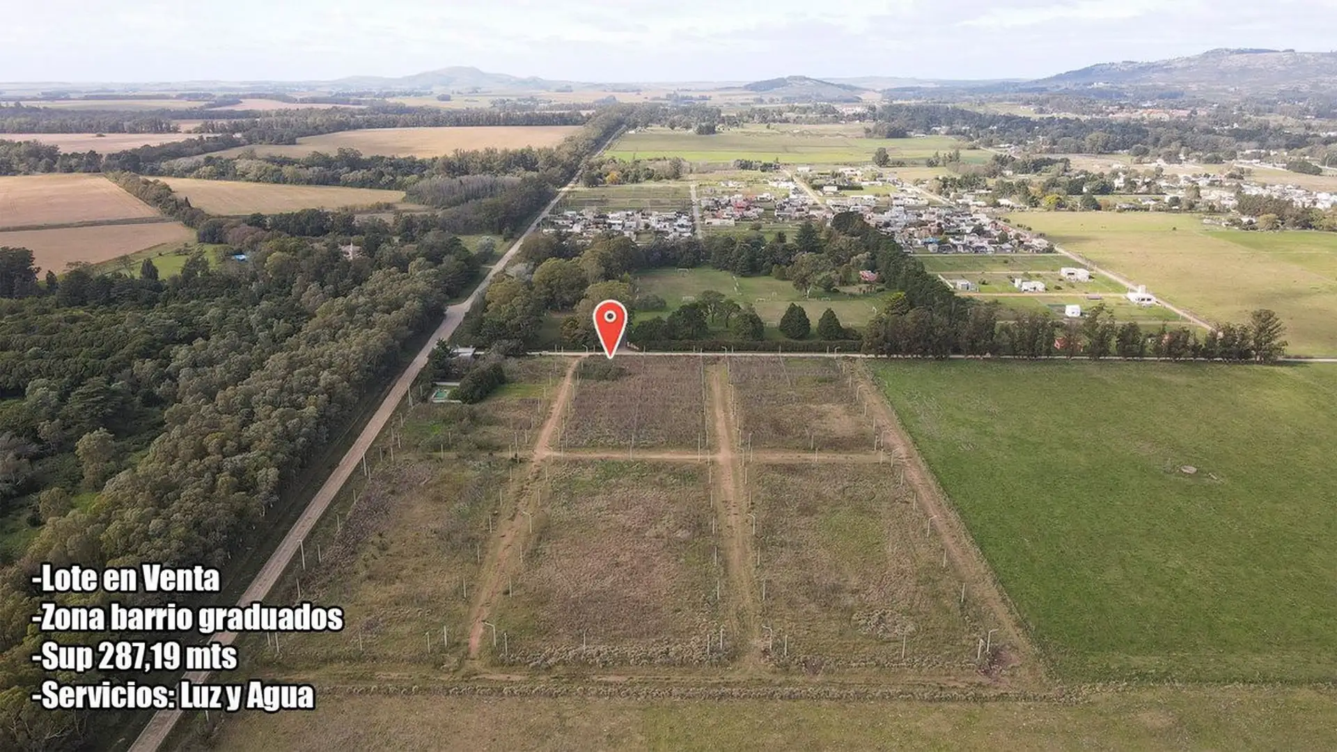 LOTE EN VENTA TANDIL ZONA BARRIO GRADUADOS