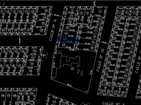 Terreno en Venta 34,99  mts Frente