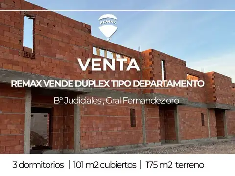 Duplex 3 dormitorios en pozo venta Fernandez Oro