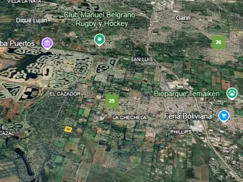 Terreno en Venta - El Cazador, 4 ha para subdividir y lotear.