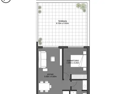 Departamento - Lourdes