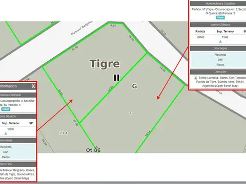 Terreno en Venta en Don Torcuato, USD 900.000